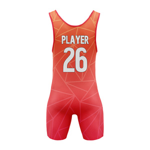 High Performance Men's Wrestling <b>Singlet</b> Breathable Compression Suit for Gym Training Wrestling and MMA Practice - Product Image 6