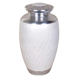 Selling <b>Black</b> Luxury Aluminium Adult Cremation Urn for Human Pet Ashes Decorative Asian Zen Design Handmade Durable Funeral - Product Image 3