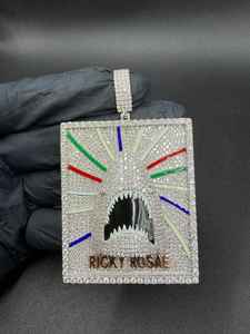 Pendentif Hip Hop Premium Personnalisé en Moissanite Motif Requin Givré, en Argent Sterling 925, Bijoux Fins, Pendentifs et Breloques - Product Image 6