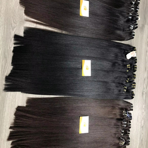 Extensiones de Cabello Humano Vietnamita 100% No Remy de Alta Calidad, Doble Trama a Máquina, Liso Decolorado, 100g, Grandes Cantidades - Product Image 1