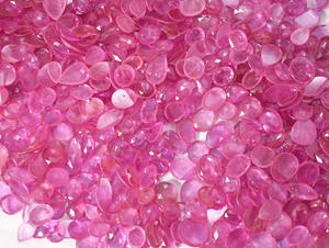 Natural Pink Sapphire Rose Cut Flat back Faceted 5 mm To 12 mm Loose Gemstone For Jewelry Makings - Product Image 2