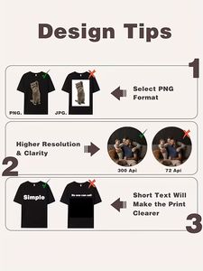 Front-Custom Printed Chest Labels Personalized Customization Your <b>Own</b> Images Custom Text Eco-Friendly Short Sleeve T-Shirts - Product Image 5