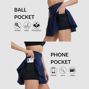 Manufacturer Soft Touch Ladies Tennis Skirt Mid Waisted Sport Skirt For Yoga Gym Workout Leisure Wear Stylish Athletic Clothing - Product Image 3