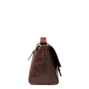 Bolso de Pecho de Cuero de Grano Completo Hecho a Mano de Primera Calidad para Mujer, Bandolera Marrón Vintage con Cierre de Hebilla para Viajes y Uso Diario - Product Image 5