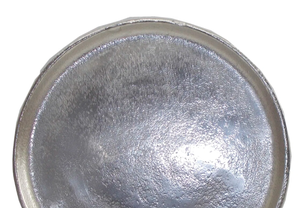 Elegante clásico hecho a mano de Metal para placa de cargador plato de diseñador de aluminio fundido nuevo estilo Catering platos de comida platos - Product Image 2