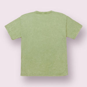 Camiseta de Hombre de Alta Calidad al por Mayor, Estilo Mineral Wash, de Gran Gramaje, Lisa, con Lavado Ácido, Personalizable con Serigrafía y Bordado, de Corte Holgado, en Blanco - Product Image 4