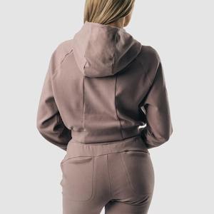 Sudadera Deportiva Ajustada para Mujer, con Cierre, Estampado Frontal, de Poliéster/Algodón, Transpirable - Product Image 6