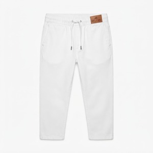 Pantalones Vaqueros de Mezclilla de Algodón Blancos para Hombre, Corte Recto, Estilo Casual de Verano, Transpirables y Ligeros - Product Image 1