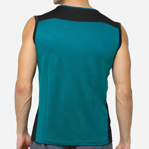 Débardeur de sport décontracté sans manches pour homme, nouvelle mode sportive avec broderie, méthode de tricotage, en promotion - Product Image 3
