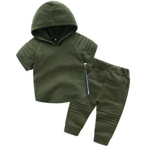 Ensemble de survêtement pour enfants imprimé personnalisable, 2 pièces, coton biologique, respirant, de haute qualité, pour garçons de 10 à 12 ans - Product Image 3