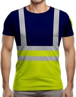 T-shirt formel pour homme 100 % coton à manches courtes avec propriétés anti-plis et écologiques