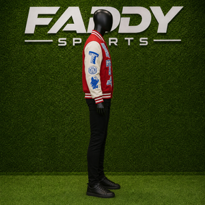 Custom Patch Varsity Jacket Men's Vintage Streetwear Bomber Jacket Unisex Letterman Baseball <b>Coat</b> High Quality Hip Hop Outerwear - Product Image 2