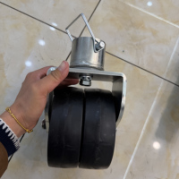 Nouveaux accessoires pour cric de remorque de 6 pouces, pneu en PP, certifié CE+ISO+TUV