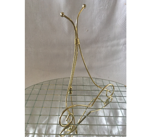 Best Price Brass Tray Holder <b>Tablet</b> Holder <b>Stand</b>/Book and Magazine Display Rack <b>for</b> Home & Office Table Book <b>Stand</b> - Product Image 1