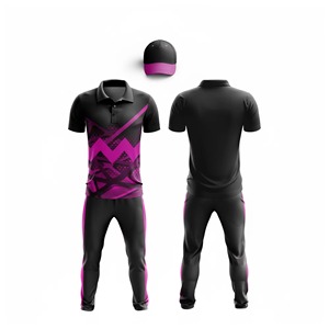 Uniforme de cricket respirant avec logo d'équipe brodé, maille confortable, design sublimé, nom et numéro personnalisés, uniforme de cricket 2026 - Product Image 5