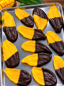 Chewy Dried Mango from Vietnam Coated with <b>White</b> <b>Chocolate</b> for Tropical Snacks Dessert Styling Gift <b>Boxes</b> and Retail - Product Image 1