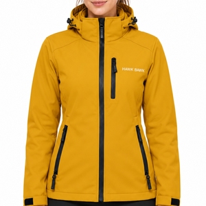 Chaqueta Softshell con Capucha para Mujer, Ligera, Resistente al Viento, Personalizable con Logotipo, Disponible para OEM y Marca Privada - Product Image 1