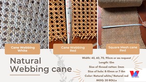 ตาข่ายหวายถักแบบหนาแน่นพิเศษ ไม่มีขอบคม สำหรับใส่ในตู้ - Product Image 3