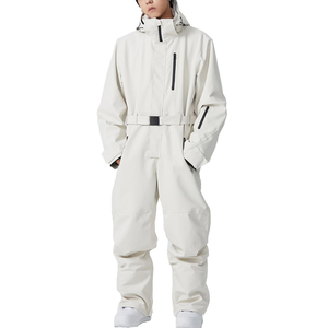 Traje de esquí térmico impermeable, mono de snowboard de invierno con cierre de cremallera, ropa de abrigo resistente para clima frío, para deportes al aire libre - Product Image 6