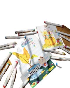 Marqueurs à alcool Ohuhu 320 couleurs uniques Nouveau ciseau à coquille et ensemble fin à double pointe marqueur de <span class=keywords><strong>croquis</strong></span> coloriage et illustration - Product Image 1