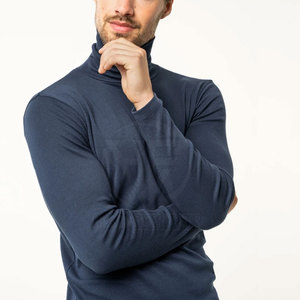 Stylish Minimal Design Warm Collar Pullover Full Sleeve Casual Clothing for <b>Men</b> <b>Turtle</b> <b>Neck</b> Shirt - Product Image 6