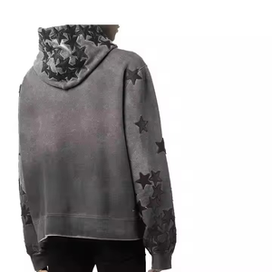 Thick Heavy Blank Winter Hoodie <b>Men</b> Sweatshirt 100% Cotton Blended Custom Logo Fleece Breathable Anti-Bacterial 430g Heavyweight - Product Image 2