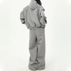 ชุดวอร์มผู้หญิงขายส่งยอดนิยม คุณภาพสูง ชุดวิ่งออกกำลังกายแบบ 2 ชิ้น ชุดเซ็ตสองชิ้นแบบเต็มตัว - Product Image 2