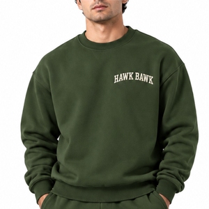 Ensemble de survêtement décontracté personnalisé pour homme – Col rond, manches longues, coupe confortable et élastique – Idéal pour l'automne - Product Image 4