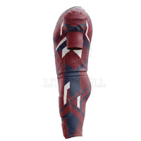 Tenue de football américain professionnelle avec design par transfert thermique, maillot et pantalon assortis, vêtements de sport personnalisés pour équipes adultes en polyester