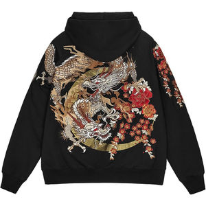 Sudaderas con Bordado para Hombre, 100% Algodón, Manga Larga, con Bolsillo, Ropa Casual Transpirable, Hechas a Medida, Venta al Por Mayor - Product Image 2