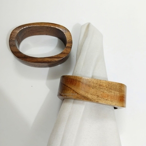 Luxury Handmade Custom Eco-Friendly Stocked Wood <b>Round</b> Napkin Rings for Wedding Decoration - Product Image 4