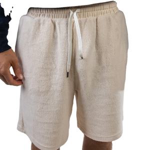 กางเกงขาสั้นลำลองผ้าลูกฟูกสีพื้นสำหรับผู้ชาย น้ำหนักเบา สวมใส่สบาย ราคาขายดีที่สุด - Product Image 4