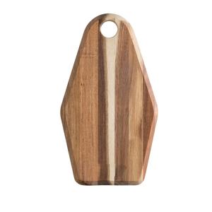Planche à découper en bois d'acacia massif de qualité supérieure, résistante au lave-vaisselle, ustensile de cuisine pour la viande, taille, forme et couleur personnalisables - Product Image 1