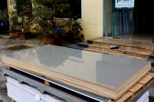 Pitech Vietnam 4x8ft Glossy 9mm 18mm Contreplaqué de mélamine pour meubles commerciaux modernes Étagères décoratives pour appartement - Product Image 3