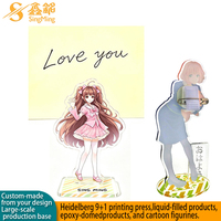 Support photo en acrylique personnalisé, support d'affichage, support de message NFC / support de mémo, figurine, support de personnage d'anime en plastique, support de dessin animé