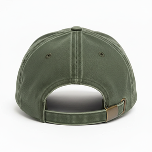 High Quality Baseball 6 Panel <b>Summer</b> <b>Cap</b> <b>Flat</b> Brim Adjustable Custom Logo Embroidery Vintage Wash 100% Acrylic Hat - Product Image 4