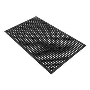 Tappetino Industriale Antifatica Esagonale per Cucina 150x90cm Antiscivolo Drenante in Gomma Multifunzionale Codice 56392233 - Product Image 3