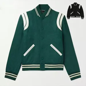Fiy Humble Sportwear Custom <b>Men's</b> Camouflage Eco-Friendly Waterproof Breathable Canvas Varsity <b>Jacket</b> Spring Baseball Crew Neck - Product Image 6