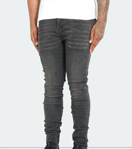 Pantalones Vaqueros de Mezclilla para Hombre, Corte Relajado, Casuales, de Pierna Recta, Lavado Suave, Cinco Bolsillos, Ropa Urbana Personalizada - Product Image 1