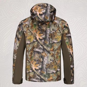 Combinaison de chasse pour homme, respirante, à manches longues, légère, imperméable, en velours côtelé, service OEM, couleurs personnalisées, vêtements de chasse - Product Image 4