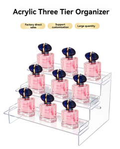 Exhibidor Acrílico Transparente de 3 Niveles, Ecológico y Moderno, para Pasteles y Postres, Ideal para Panaderías, Cafeterías y Mostradores de Venta - Product Image 4