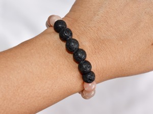 Best Quality <b>Healing</b> Lava Stone Diffuser Moonstone <b>Bracelet</b> Energy Generating Fashion <b>Bracelet</b> - Product Image 2
