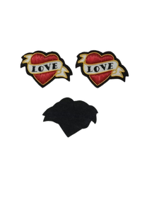 แผ่นปะติดลายทองคำแท่งแบบกำหนดเอง Love Hurt - Product Image 1