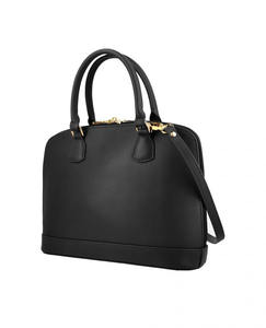 Sacs à bandoulière pour femmes 2026 de haute qualité en cuir véritable, entièrement noirs, avec fermetures éclair, souples et élégants, logo personnalisé, fabricant OEM en gros - Product Image 2