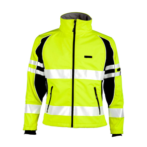 Veste de sécurité réfléchissante pour homme, en polaire, haute visibilité, vêtements de travail d'hiver, certifiée CE, logo personnalisé, grandes tailles - Product Image 5