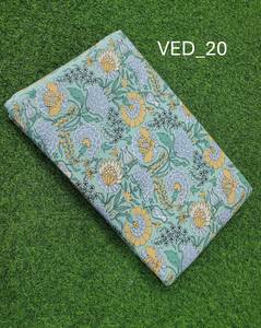 Tissu en coton tricoté imprimé à la main au mètre, doux et léger, pour robes et couture pour femmes et filles, au prix d'usine - Product Image 3