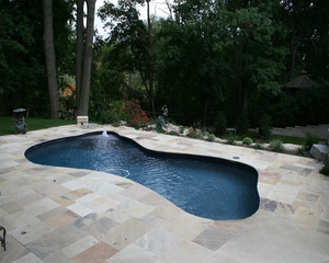 Losas de Pavimento de Arenisca Fósil Color Menta GROCON |   Piedra Natural India para Patio, Jardín y Paisajismo Exterior |   Calibrado y Cortado a Mano - Product Image 2