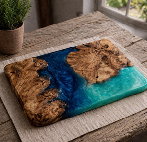 เขียงไม้กระถินณรงค์เคลือบเรซิ่น หนา 1.5 ซม. ทนทาน - Product Image 5