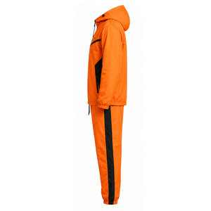 Ensemble coupe-vent pour homme, veste respirante à fermeture éclair intégrale et pantalon de sport, conçu pour des performances quotidiennes confortables en extérieur - Product Image 6
