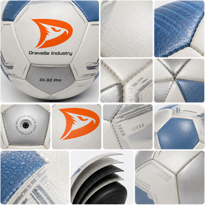 ลูกฟุตบอลฝึกซ้อม Bulk Academy ขนาด 5 พรีเมียม PU เย็บด้วยเครื่องจักร 32 แผ่น ปักโลโก้สโมสรได้ ขายส่ง - Product Image 6